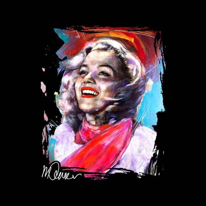 Sidney Maurer Original Portrait Of Marilyn Monroe Scarf Women's Hooded Sweatshirt