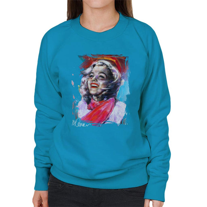 Sidney Maurer Original Portrait Of Marilyn Monroe Scarf Women's Sweatshirt