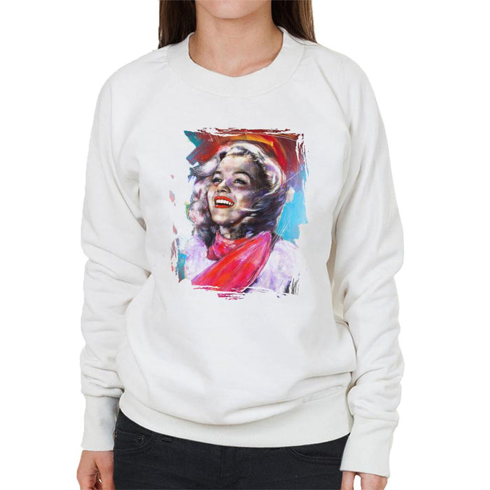 Sidney Maurer Original Portrait Of Marilyn Monroe Scarf Women's Sweatshirt
