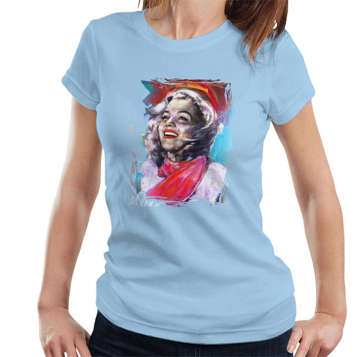 Sidney Maurer Original Portrait Of Marilyn Monroe Scarf Women's T-Shirt