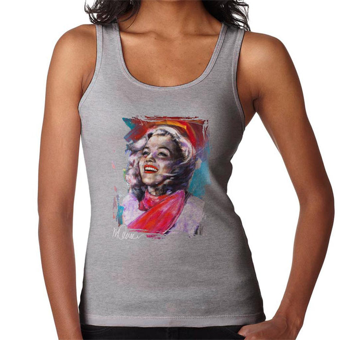 Sidney Maurer Original Portrait Of Marilyn Monroe Scarf Women's Vest