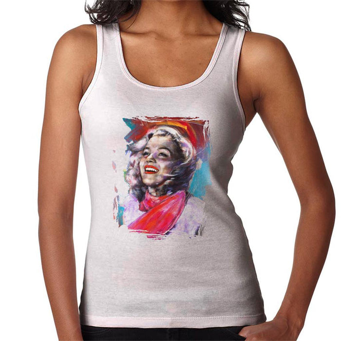 Sidney Maurer Original Portrait Of Marilyn Monroe Scarf Women's Vest