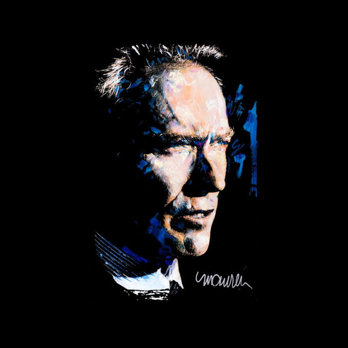 Sidney Maurer Original Portrait Of Clint Eastwood Mens T-Shirt - Mens T-Shirt