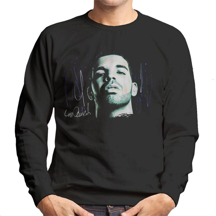 Sidney Maurer Original Portrait Of Drake OVOXO Mens Sweatshirt - Mens Sweatshirt
