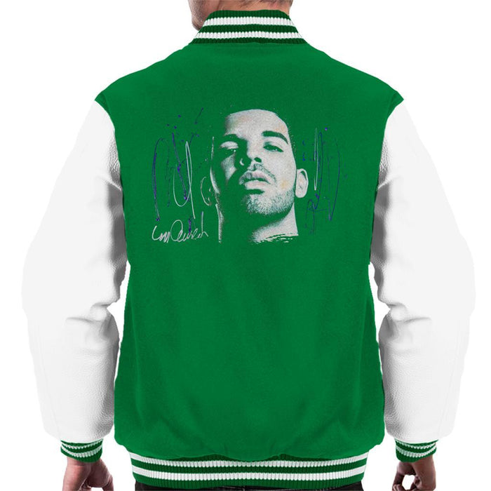 Sidney Maurer Original Portrait Of Drake OVOXO Mens Varsity Jacket