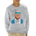 Sidney Maurer Original Portrait Of Jay Z Blue Tux Kids Sweatshirt - Kids Boys Sweatshirt
