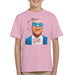 Sidney Maurer Original Portrait Of Jay Z Blue Tux Kids T-Shirt - X-Small (3-4 yrs) / Light Pink - Kids Boys T-Shirt