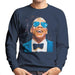 Sidney Maurer Original Portrait Of Jay Z Blue Tux Mens Sweatshirt - Mens Sweatshirt
