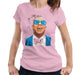 Sidney Maurer Original Portrait Of Jay Z Blue Tux Womens T-Shirt - Small / Light Pink - Womens T-Shirt