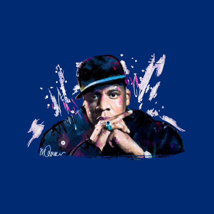 Sidney Maurer Original Portrait Of Jay Z The Black Album Mens Vest - Mens Vest