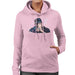 Sidney Maurer Original Portrait Of Jay Z The Black Album Womens Hooded Sweatshirt - Small / Light Pink - Womens Hooded Sweatshirt