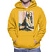 Sidney Maurer Original Portrait Of Kate Moss Nude Mens Hooded Sweatshirt - Small / Gold - Mens Hooded Sweatshirt
