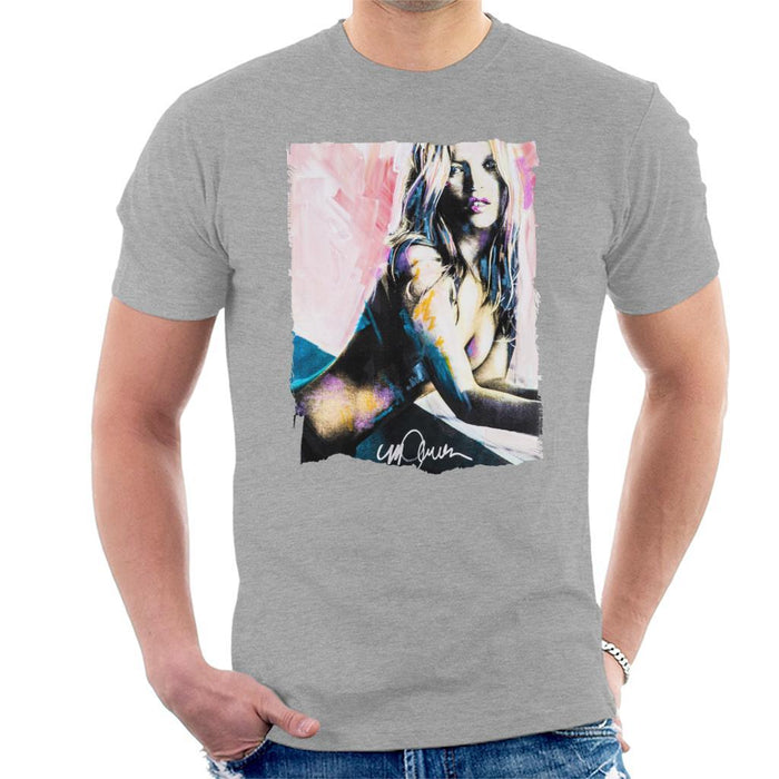Sidney Maurer Original Portrait Of Kate Moss Nude Mens T-Shirt - Mens T-Shirt