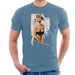 Sidney Maurer Original Portrait Of Kate Moss Pink Hat And Bra Mens T-Shirt - Mens T-Shirt