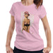 Sidney Maurer Original Portrait Of Kate Moss Pink Hat And Bra Womens T-Shirt - Small / Light Pink - Womens T-Shirt