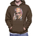 Sidney Maurer Original Portrait Of Marlon Brando Mens Hooded Sweatshirt - Small / Chocolate - Mens Hooded Sweatshirt