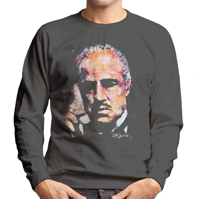 Sidney Maurer Original Portrait Of Marlon Brando Mens Sweatshirt - Mens Sweatshirt