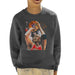 Sidney Maurer Original Portrait Of Michael Jordan Bulls Red Jersey Kids Sweatshirt - Kids Boys Sweatshirt