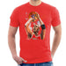 Sidney Maurer Original Portrait Of Michael Jordan Bulls Red Jersey Mens T-Shirt - Mens T-Shirt
