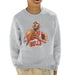 Sidney Maurer Original Portrait Of Michael Jordan Bulls White Jersey Kids Sweatshirt - Kids Boys Sweatshirt