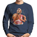 Sidney Maurer Original Portrait Of Michael Jordan Bulls White Jersey Mens Sweatshirt - Mens Sweatshirt