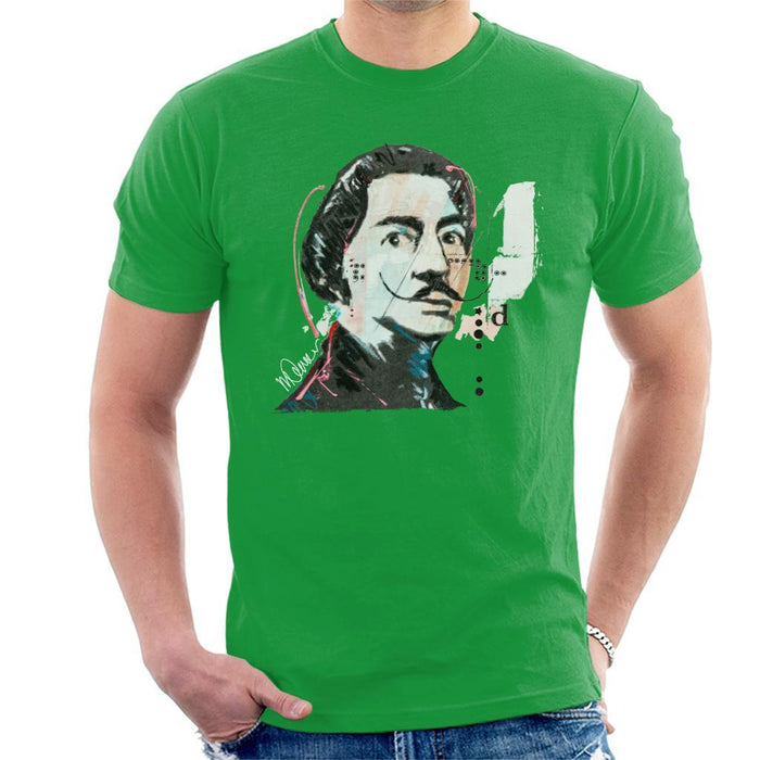 Sidney Maurer Original Portrait Of Salvador Dali Mens T-Shirt - Mens T-Shirt