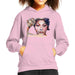 Sidney Maurer Original Portrait Of Sophia Loren Kids Hooded Sweatshirt - X-Small (3-4 yrs) / Light Pink - Kids Boys Hooded Sweatshirt
