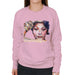 Sidney Maurer Original Portrait Of Sophia Loren Womens Sweatshirt - Small / Light Pink - Womens Sweatshirt