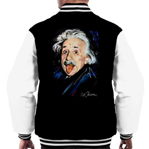 Sidney Maurer Original Portrait Of Albert Einstein Men's Varsity Jacket
