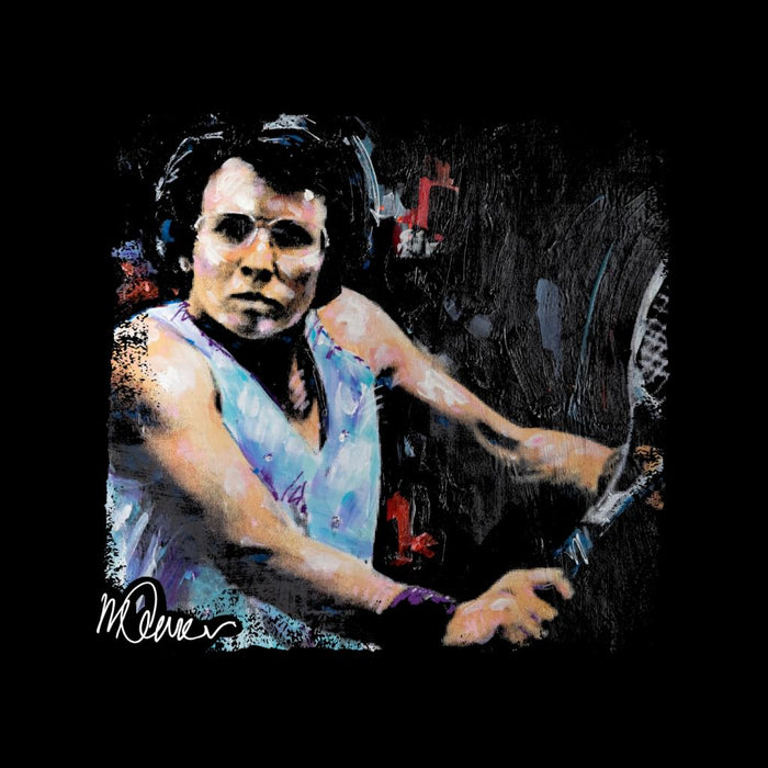 Sidney Maurer Original Portrait Of Billie Jean King Men's T-Shirt