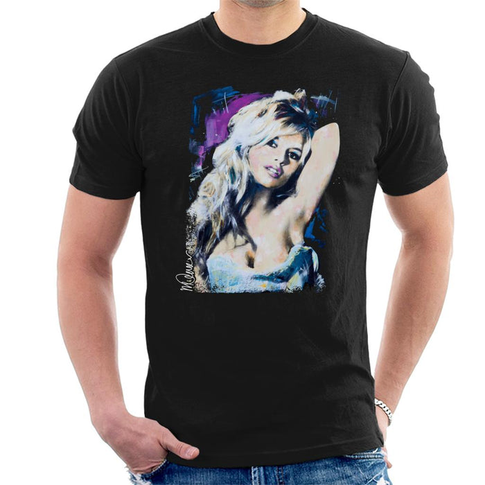 Sidney Maurer Original Portrait Of Brigitte Bardot Men's T-Shirt