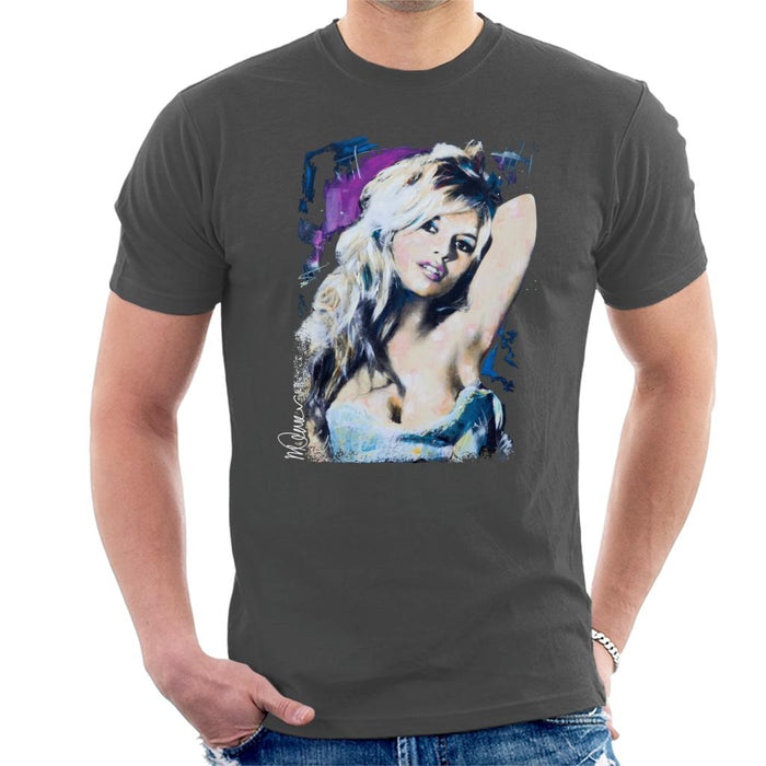 Sidney Maurer Original Portrait Of Brigitte Bardot Men's T-Shirt