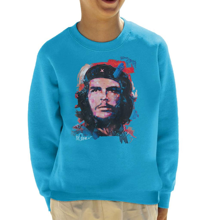 Sidney Maurer Original Portrait Of Che Guevara Kid's Sweatshirt