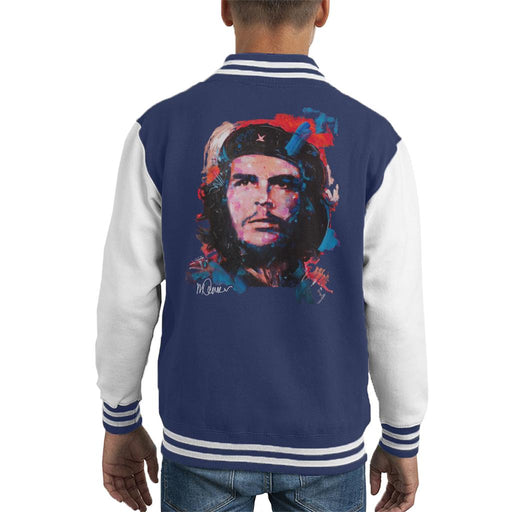 Sidney Maurer Original Portrait Of Che Guevara Kid's Varsity Jacket