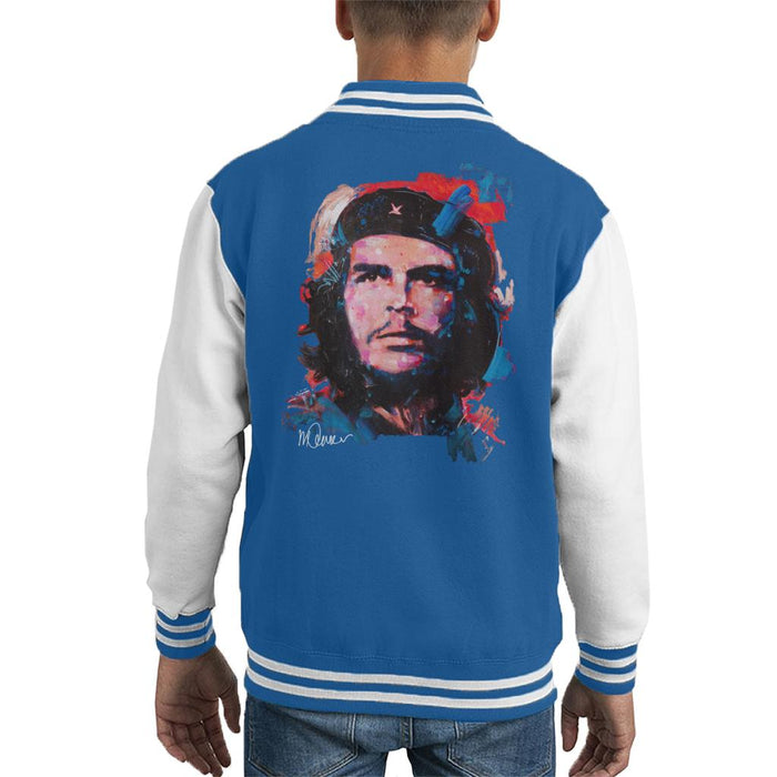 Sidney Maurer Original Portrait Of Che Guevara Kid's Varsity Jacket