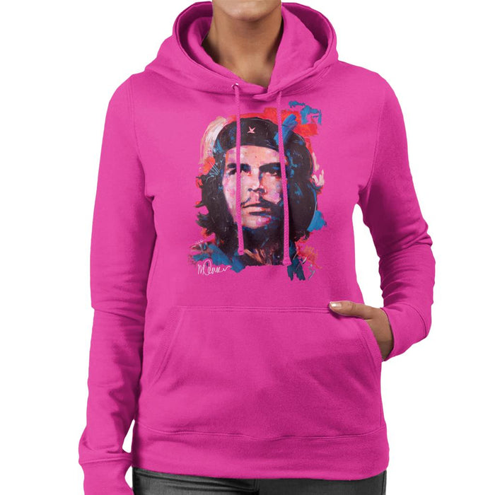 Sidney Maurer Original Portrait Of Che Guevara Women's Hooded Sweatshirt