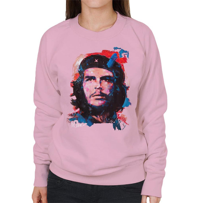 Sidney Maurer Original Portrait Of Che Guevara Women's Sweatshirt