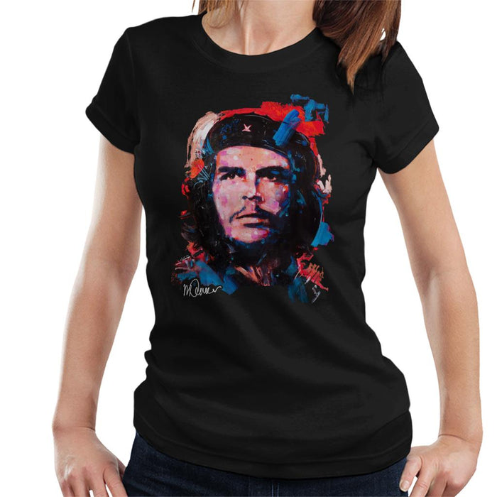 Sidney Maurer Original Portrait Of Che Guevara Women's T-Shirt