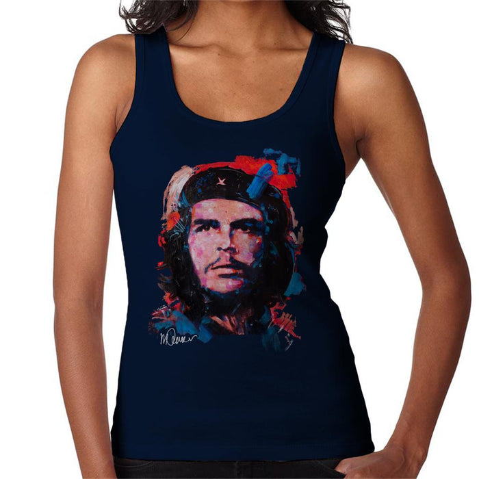 Sidney Maurer Original Portrait Of Che Guevara Women's Vest