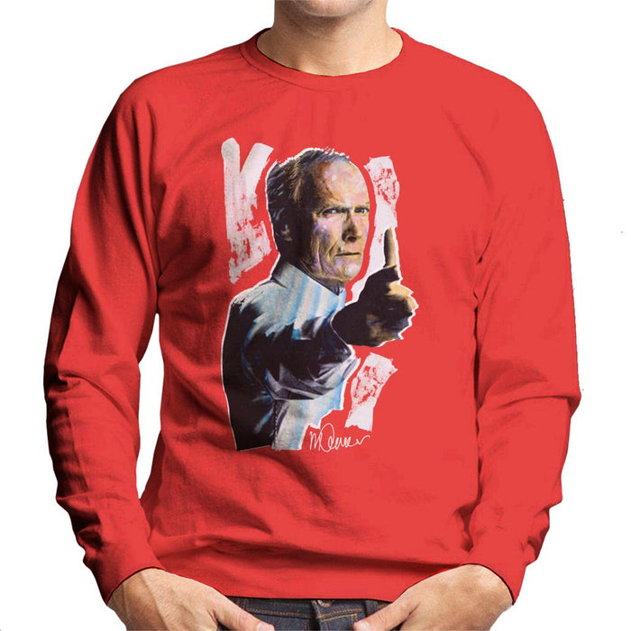 Sidney Maurer Original Portrait Of Clint Eastwood Gran Torino Men's Sweatshirt