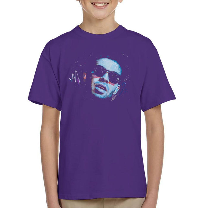 Sidney Maurer Original Portrait Of Drake Sunglasses Kid's T-Shirt