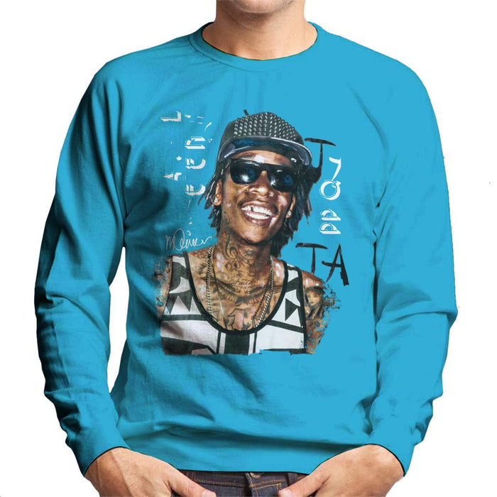 Sidney Maurer Original Portrait Of Wiz Khalifa Men's Sweatshirt