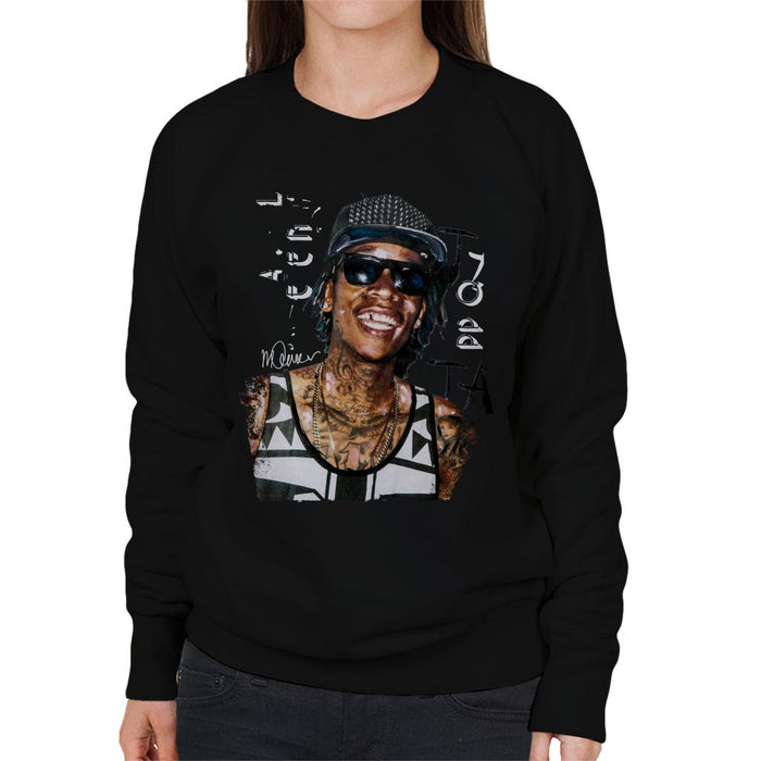 Sidney Maurer Original Portrait Of Wiz Khalifa Women's Sweatshirt