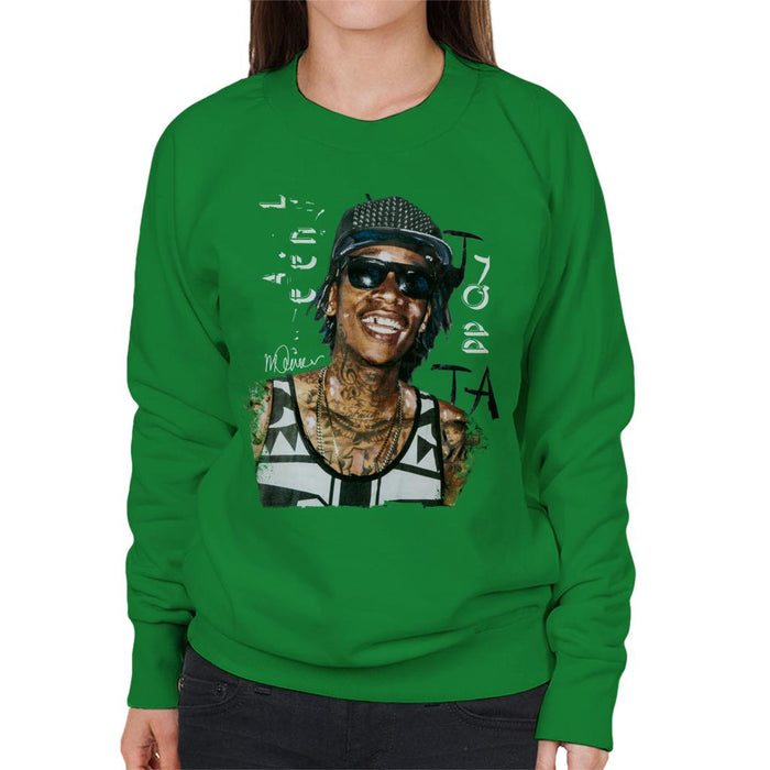 Sidney Maurer Original Portrait Of Wiz Khalifa Women's Sweatshirt