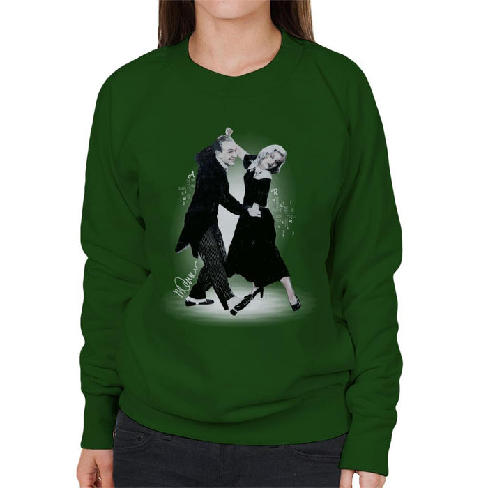 Sidney Maurer Original Portrait Of Fred Astaire Women's Sweatshirt