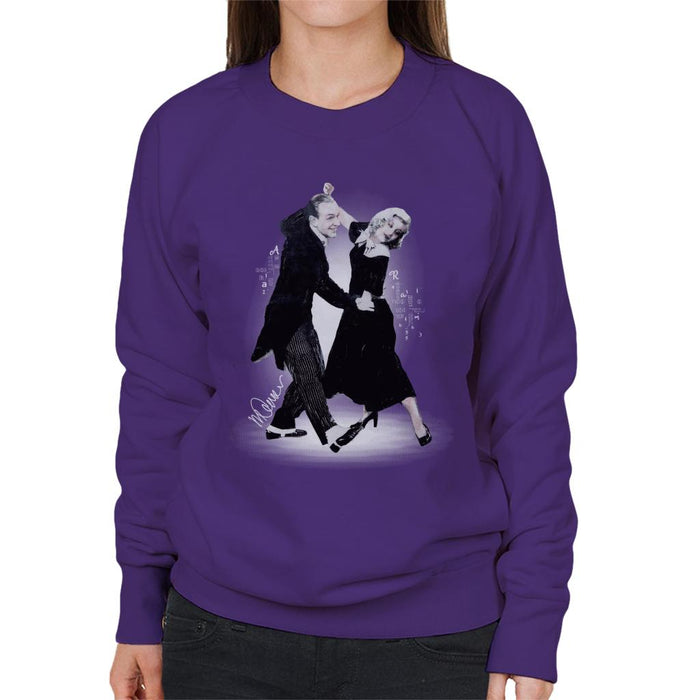 Sidney Maurer Original Portrait Of Fred Astaire Women's Sweatshirt