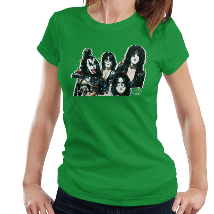 Sidney Maurer Original Portrait Of Kiss Gene Simmons Women's T-Shirt