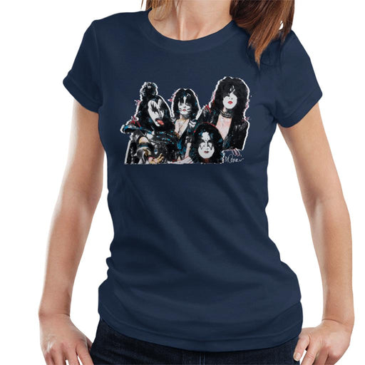 Sidney Maurer Original Portrait Of Kiss Gene Simmons Women's T-Shirt