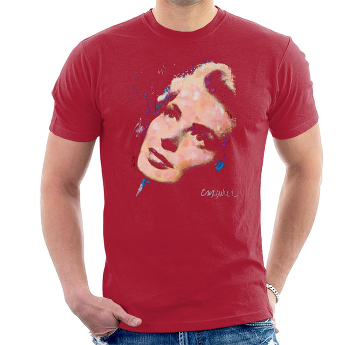 Sidney Maurer Original Portrait Of Ingrid Bergman Men's T-Shirt