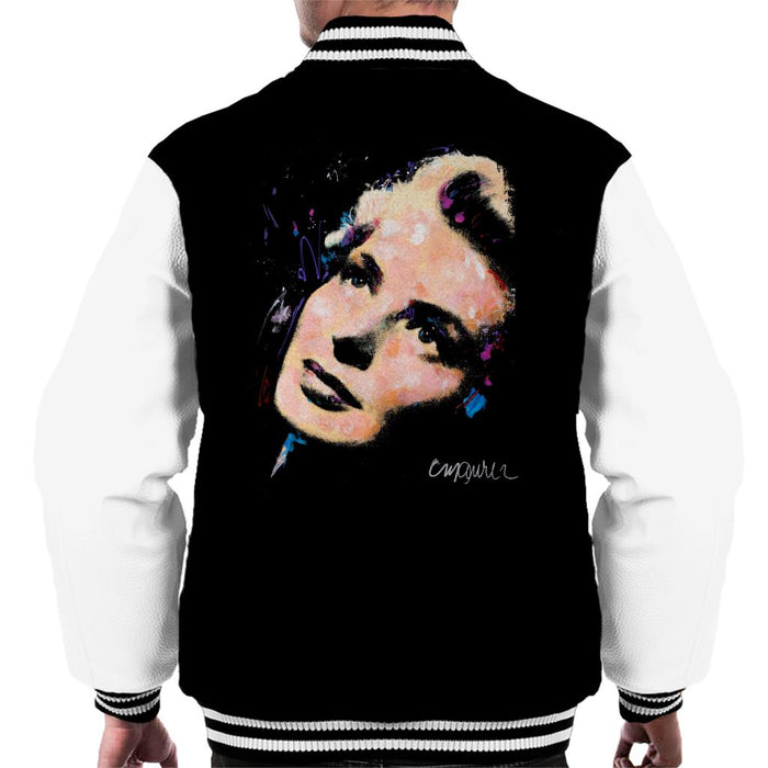 Sidney Maurer Original Portrait Of Ingrid Bergman Men's Varsity Jacket